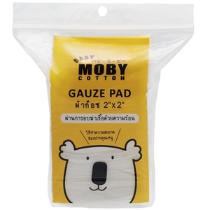 [8858971509686] ผ้าก๊อซเช็ดทำความสะอาดช่องปากและฟัน MobyBaby