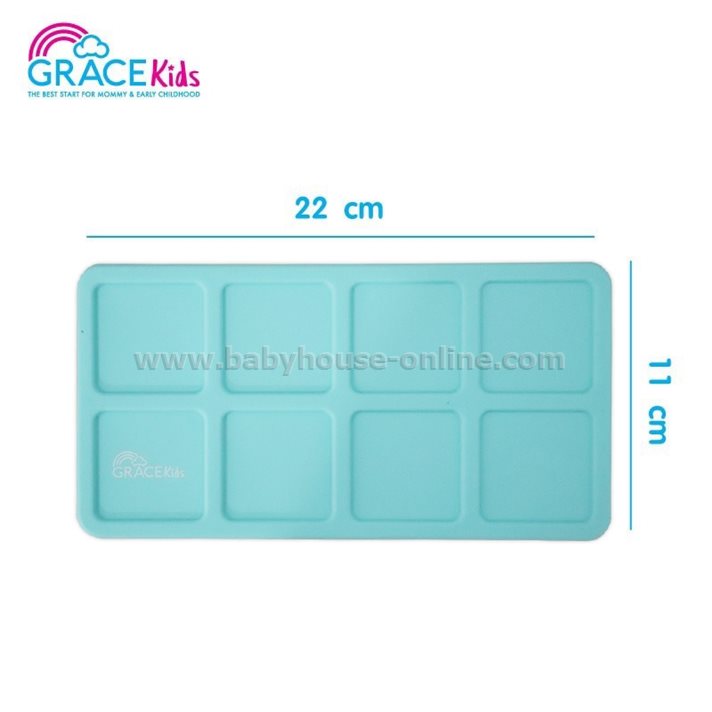 Gracekidsซิลิโคนเก็บอาหาร 8 หลุม ลดล้างสต๊อค