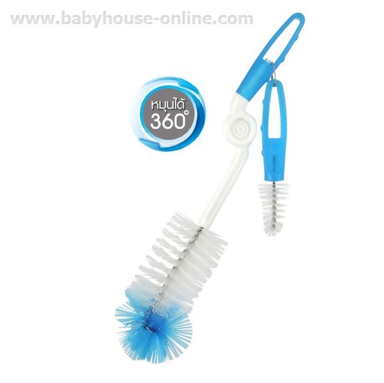 แปรงล้างขวดนมชนิดหมุนได้ 360องศา Natur 86101